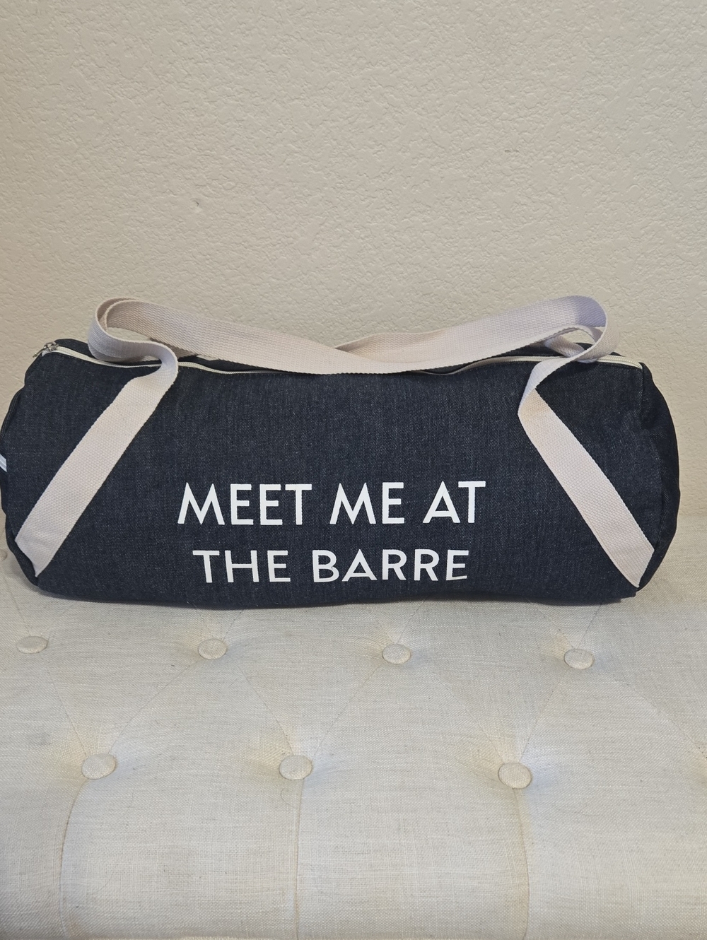 Meet me at the Barre gym duffle bag